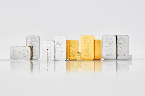 Cast and Minted Gold Bars